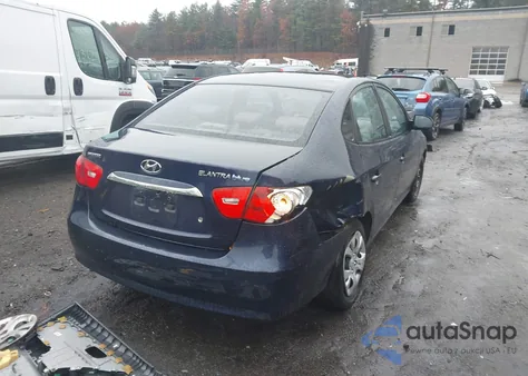 2010 Hyundai Elantra Blue from USA, damaged, VIN KMHDU4AD6AU910546
